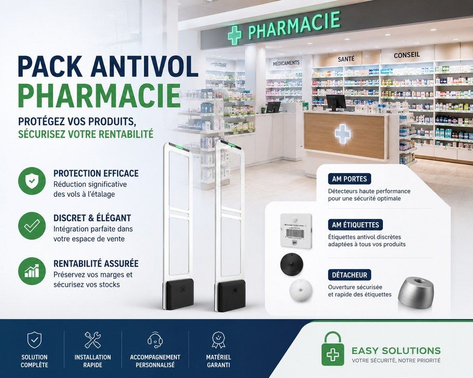 Anti-Diebstahl-Paket für Apotheken – AM-Portal, Etiketten und Lösegerät