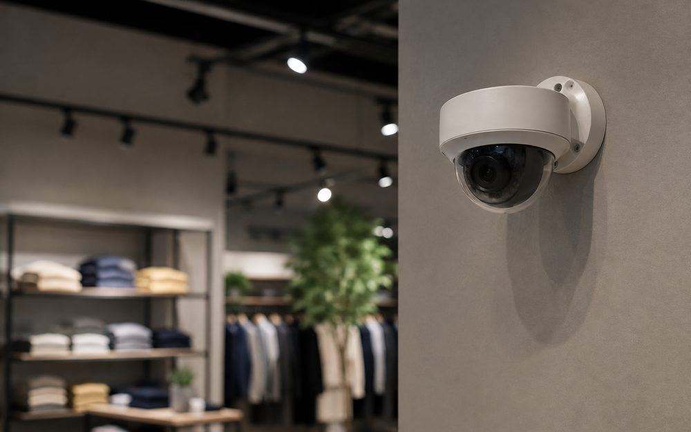 CCTV-Kamera in einem Geschäft